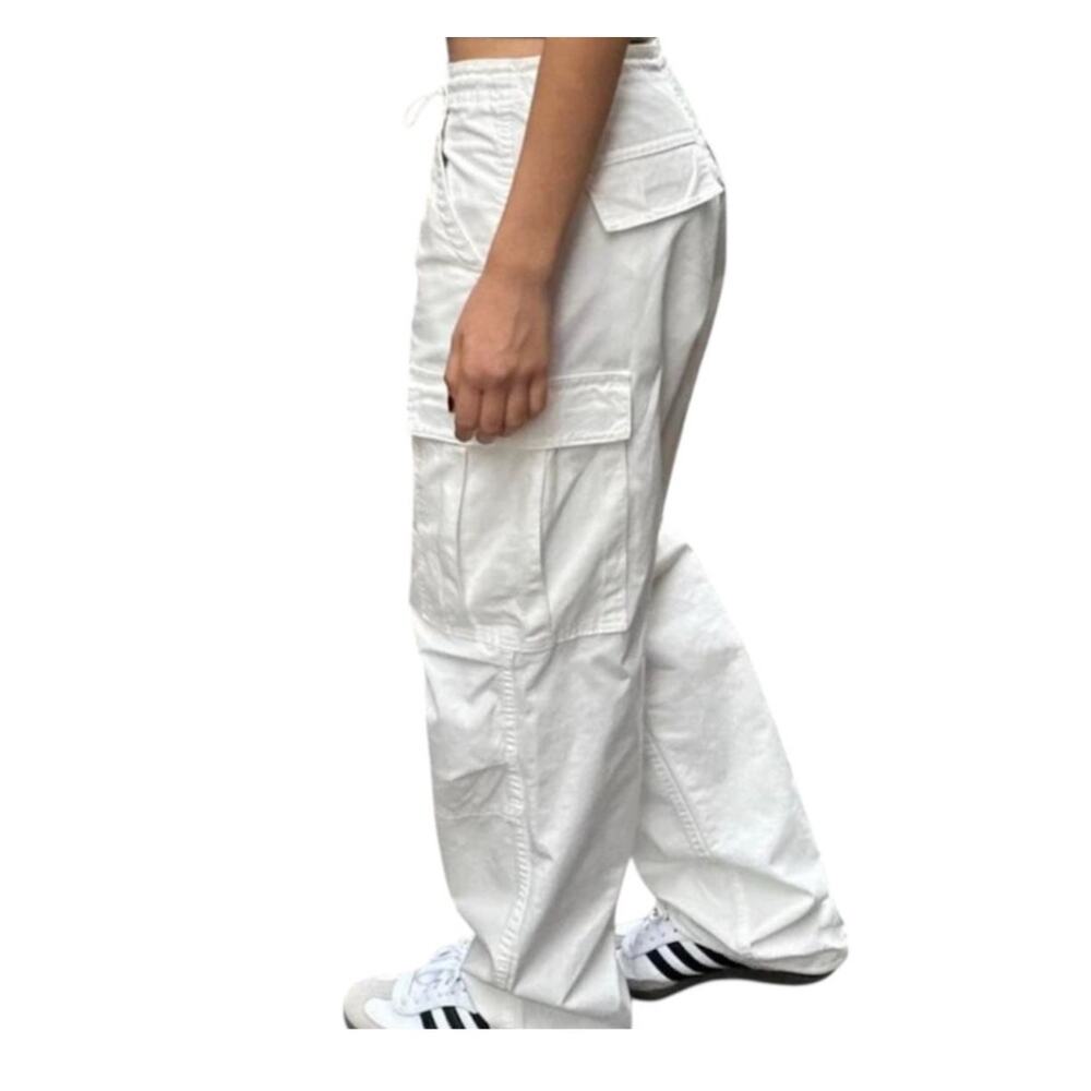 Brandy Melville OS cinch waist cinch hem cargo pant P3 2266